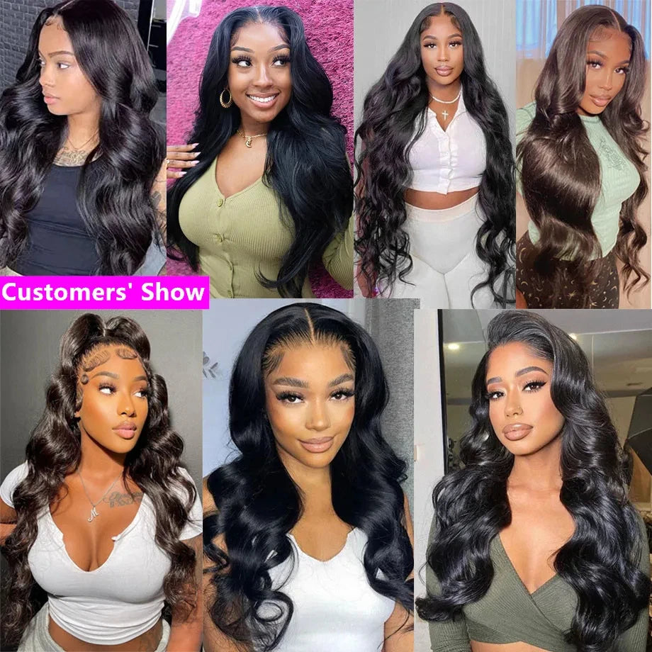 Luxury Body Wave Lace Front Wig - 8-30Inch Pre-Plucked HD Lace