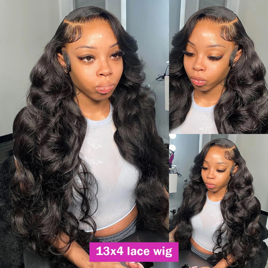 Luxury Body Wave Lace Front Wig - 8-30Inch Pre-Plucked HD Lace